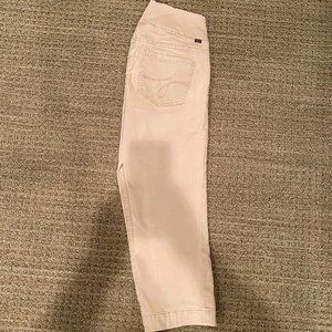 Jag Jeans Capris Crop sz 4 Khaki Twill